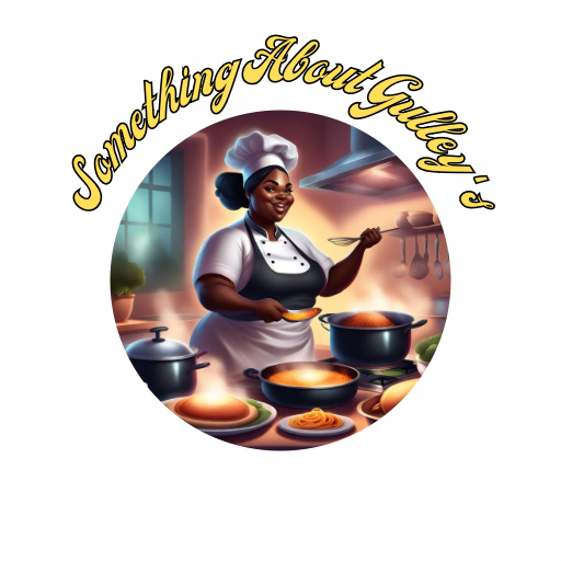 The logo image of a woman cooking